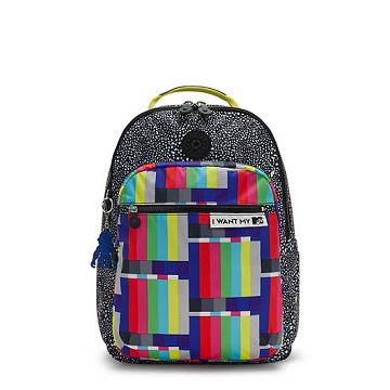 Kipling Seoul Large MTV 15" Backpack Laptop Táska Színes | HU 1660WN